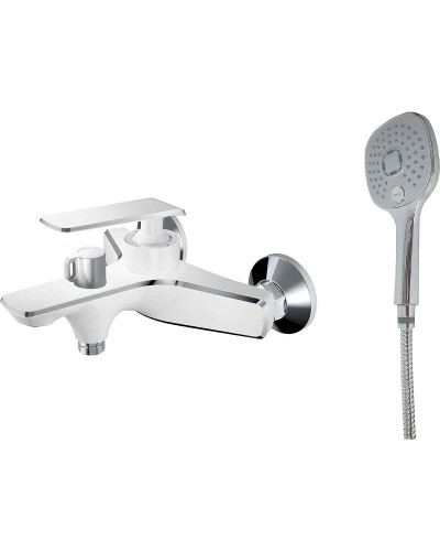 Смеситель для ванны Haiba HB60548-8 Белый Хром