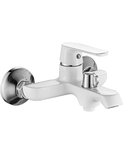 Смеситель для ванны Haiba HB60804 Белый Хром