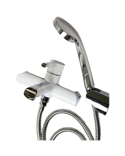 Смеситель для ванны Haiba HB60805-8 Белый Хром