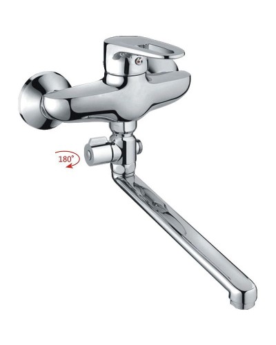 Смеситель для ванны Haiba HB2168 универсальный Хром