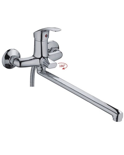 Смеситель для ванны Haiba HB2236 универсальный Хром