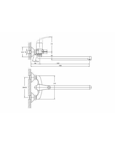 Смеситель для ванны Haiba HB2236 универсальный Хром