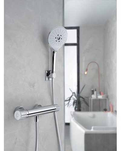 Смеситель для ванны Jacob Delafon Rivoli E24325-CP с термостатом Хром