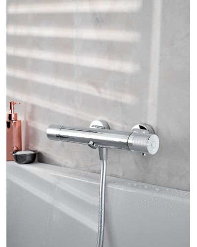 Смеситель для ванны Jacob Delafon Rivoli E24325-CP с термостатом Хром