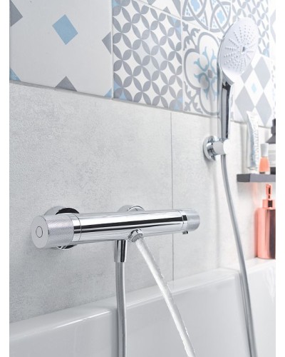 Смеситель для ванны Jacob Delafon Rivoli E24325-CP с термостатом Хром