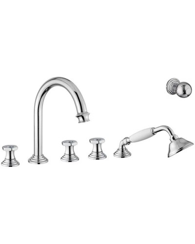 Смеситель на борт ванны Cezares APHRODITE-BVD-01-M