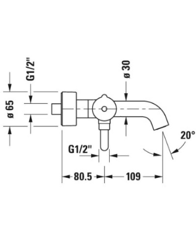 Термостат для ванны Duravit C.1 C15220000010
