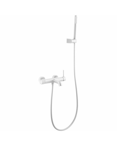 Смеситель для ванны Boheme Uno 463-MW Белый матовый