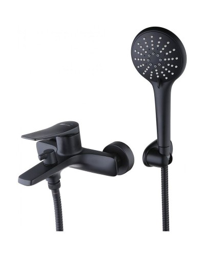 Смеситель для ванны Lemark Bronx LM3714BL Черный