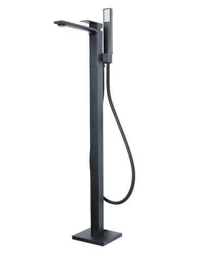 Смеситель для ванны Orange Lutz M04-336b Черный матовый