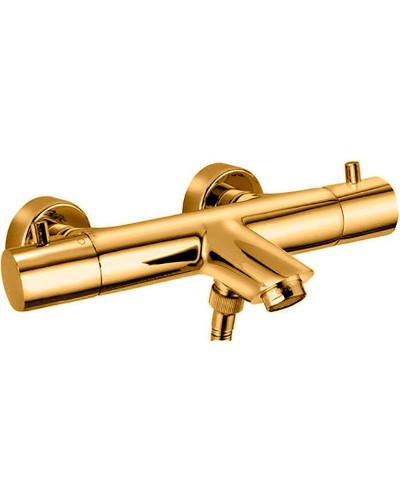 Смеситель для ванны Paffoni Light LIQ022HGSP Золото медовое брашированное