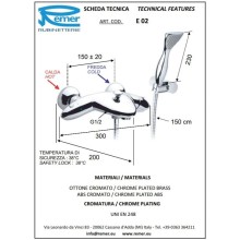 Термостат для ванны Remer Eagle E02