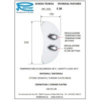 Термостат для ванны Remer Eagle E30