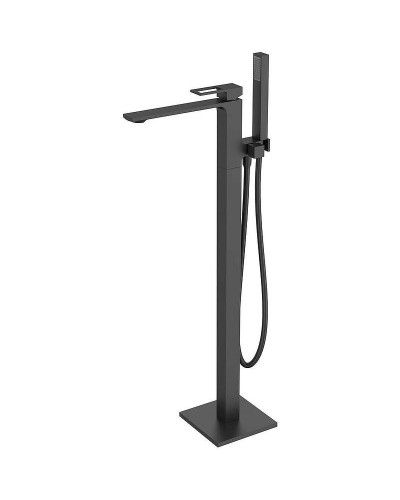 Смеситель для ванны BelBagno Luce LUC-FMT-NERO Черный матовый