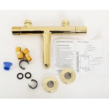 Смеситель для ванны BelBagno Uno UNO-VASM-ORO Золото