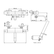 Термостат для ванны Paini Dax 84PW105TH