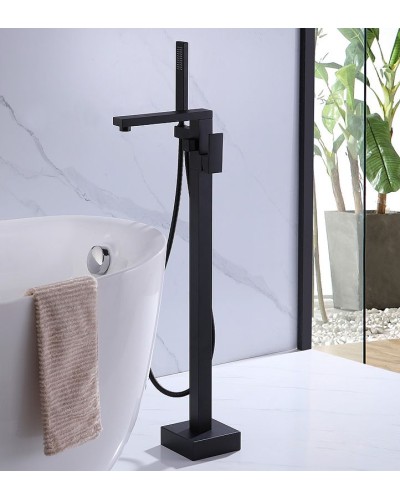 Смеситель для ванны Abber Daheim AF8215B Черный матовый