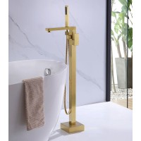 Смеситель для ванны Abber Daheim AF8215G Золото матовое