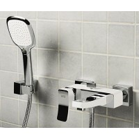 Смеситель для ванны WasserKRAFT Aller 1061W Белый Хром