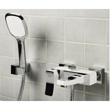 Смеситель для ванны WasserKRAFT Aller 1061W Белый Хром