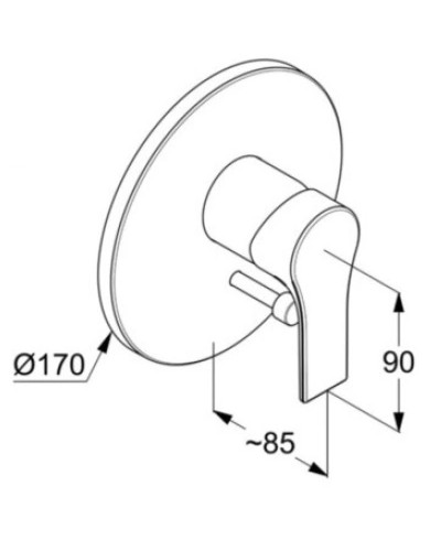 Смеситель для ванны Kludi Zenta SL 486500565