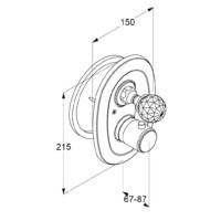Термостат для ванны Kludi Adlon 5172045G4