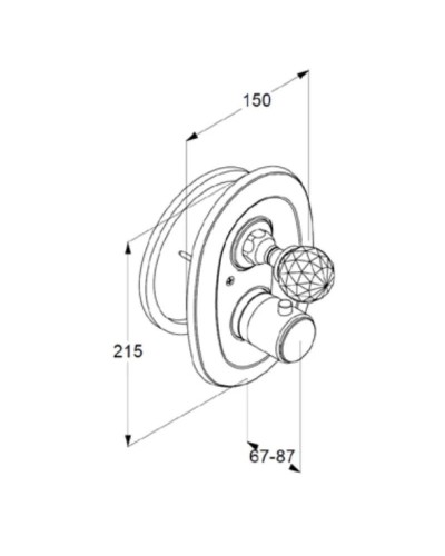 Термостат для ванны Kludi Adlon 5172045G4