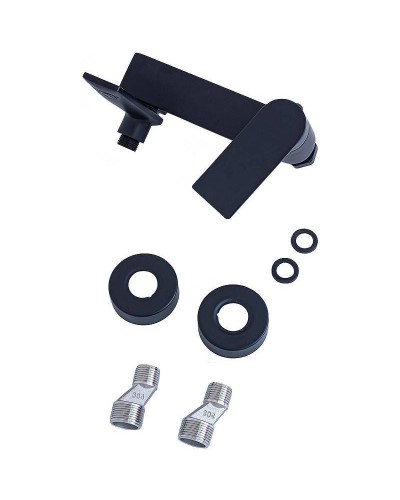 Смеситель для ванны Orange Berni M09-100b Черный матовый