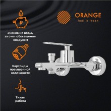 Смеситель для ванны Orange Line M06-100cr Хром