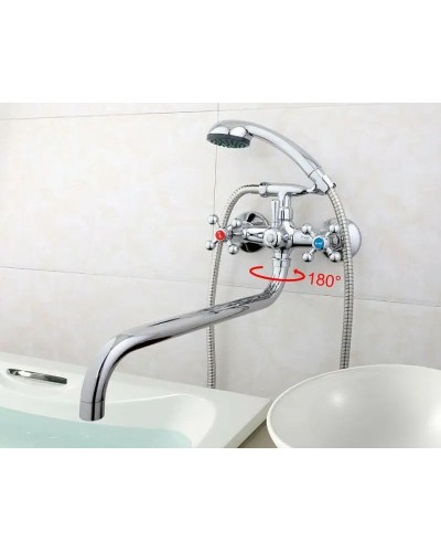 Смеситель для ванны Frap H19 F2619 универсальный Хром