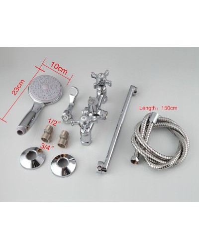 Смеситель для ванны Frap H24 F2224 универсальный Хром