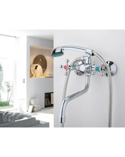 Смеситель для ванны Frap H08 F2208-2 универсальный Хром