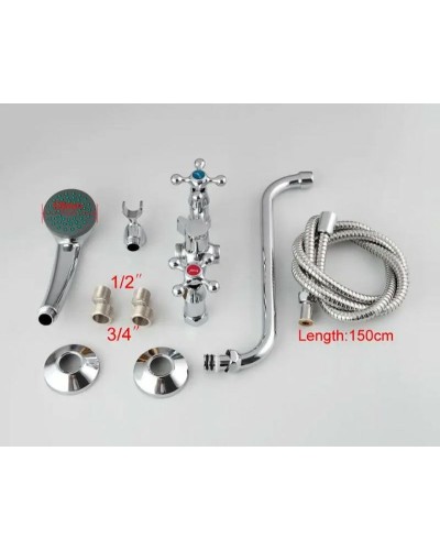 Смеситель для ванны Frap H08 F2208-2 универсальный Хром