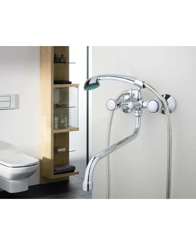 Смеситель для ванны Frap H09 F2209 универсальный Хром