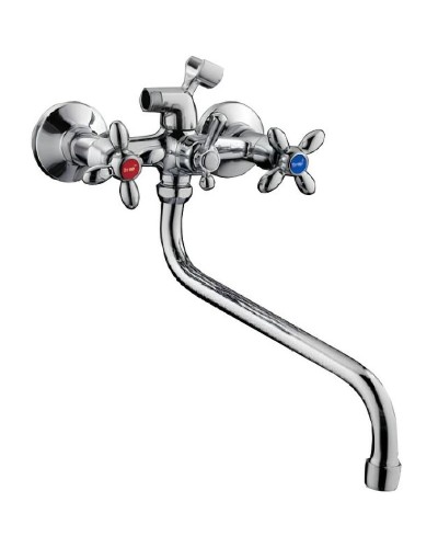 Смеситель для ванны Frap H27 F2227 универсальный Хром