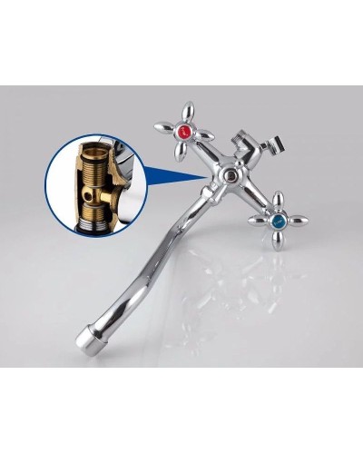 Смеситель для ванны Frap H27 F2227 универсальный Хром