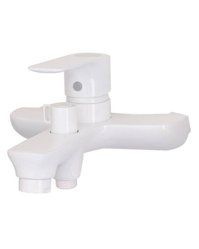 Смеситель для ванны Orange Aristo M19-100w Белый глянец