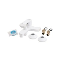 Смеситель для ванны Orange Aristo M19-100w Белый глянец