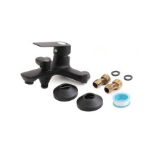 Смеситель для ванны Orange Aristo M19-100b Черный матовый