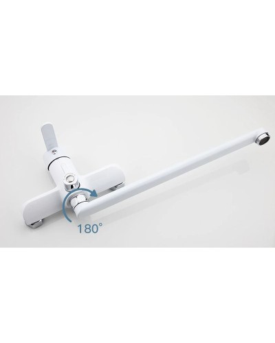 Смеситель для ванны Frap H41 F2241 универсальный Белый Хром