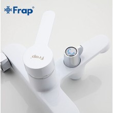 Смеситель для ванны Frap H41 F3241 Белый Хром