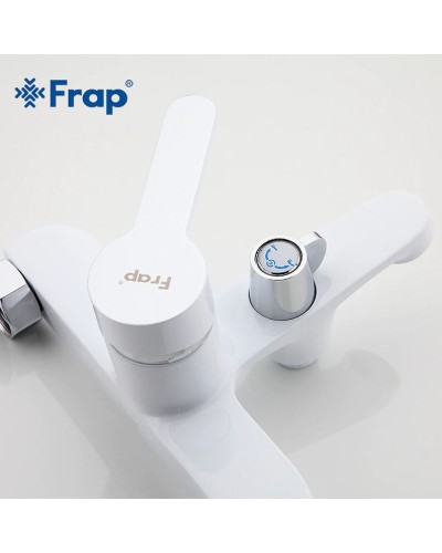 Смеситель для ванны Frap H41 F3241 Белый Хром