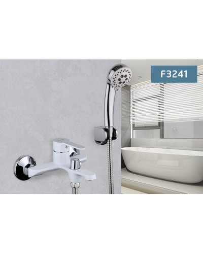 Смеситель для ванны Frap H41 F3241 Белый Хром