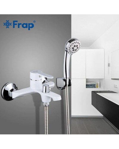 Смеситель для ванны Frap H41 F3241 Белый Хром