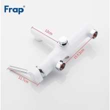 Смеситель для ванны Frap H44-8 F3244-8 Белый Хром