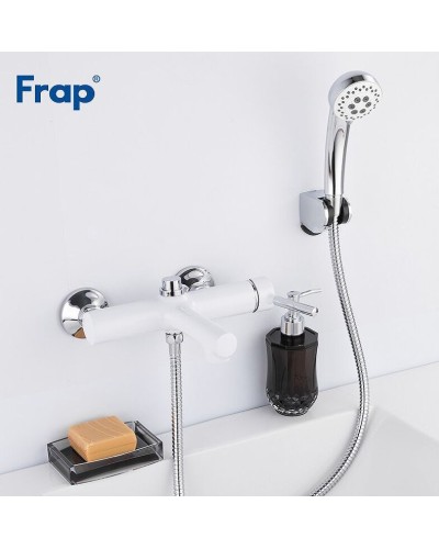 Смеситель для ванны Frap H44-8 F3244-8 Белый Хром