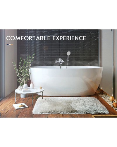 Смеситель для ванны Frap H49 F3249 Белый Хром