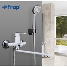 Смеситель для ванны Frap H31 F2231 универсальный Белый Хром