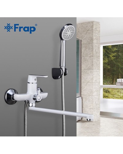 Смеситель для ванны Frap H31 F2231 универсальный Белый Хром