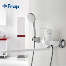 Смеситель для ванны Frap H31 F2231 универсальный Белый Хром